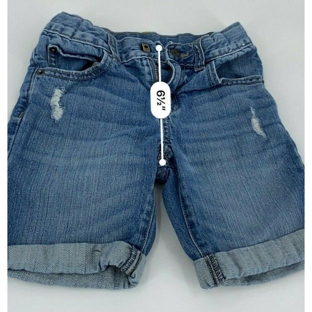 Gymboree Boys Outfit Bundle Denim Shorts Short Sleeve Size Small 5/6 - Picture 8 of 11